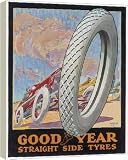 ADVERT/GOODYEAR TYRES - 40 Inch Canvas Print (101 cm) by Mary Evans