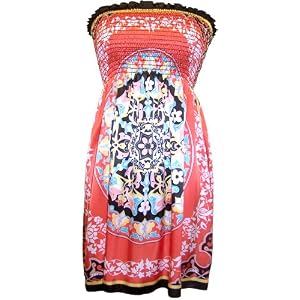 Smocked Scarf Junior Plus Size