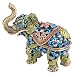 Parade Elephant Shaped Jewelry Trinket Box in Czech Preciosa Crystals