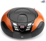 Produkt-Bild: Lenco SCD-37 Tragbares UKW-Radio mit CD-Player (USB 2.0) orange