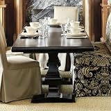 Chianni Trestle Table Distressed Oak- Ballard Designs
