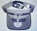 Dallas Cowboys Navy w/ Gray Stripes Official Sideline Adjustable Velcro Back Visor