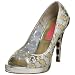 Betsey Johnsons Women's Florina Pump,Metallic Multi,8 M