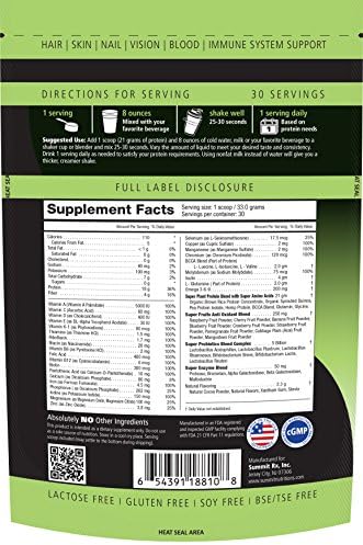 Summit Nitritions Organic Super Plant Protein, 2 Pound