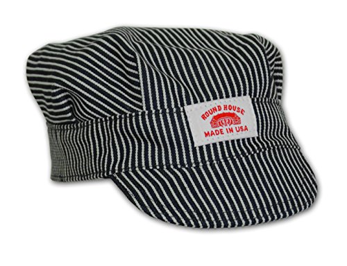 Round House Little Boys Train Conductor Engineer Hat Made in USA
