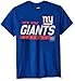 NFL New York Giants Men's Passing Game Tee, X-Large, Deep Royal