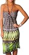 Alki'i Honeycomb Print Casual Evening Party Cocktail Sun Dress