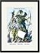 Black Framed/Matted Print 17x23, Egyptian War Uniforms: Egyptian Warrior, King and Driver