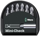 Wera Pozidriv Mini-Check PZ Sheet Metal Bit Set
