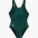 Solid Green Women's Bladeback Swimsuit (Size 38)