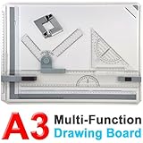 Yosoo Pro Quality A3 Drawing Board Table with Parallel Motion and Adjustable Angle