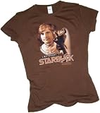 Lieutenant Starbuck - Battlestar Galactica (Original Series) Crop Sleeve Fitted Juniors T-Shirt
