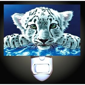 Baby White Tiger Decorative Night Light