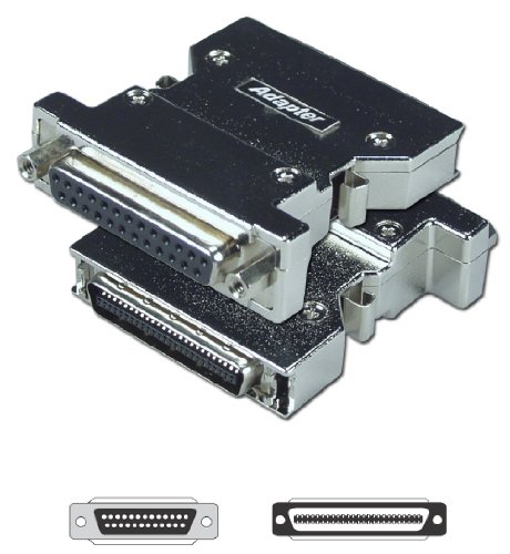 QVS - SCSI external adapter - DB-25 (F) - 50 pin mini-Centronics (M)