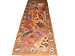 Sari Patchwork Sequin Table Runner Orange Beaded Wall Tapestry 70