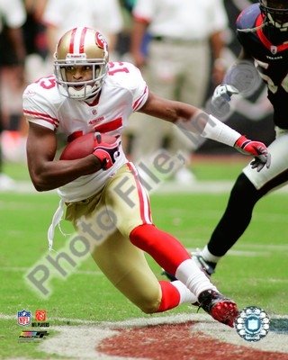 Michael Crabtree 49ers Running 8x10 Photo