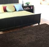 Coffee Bean Bamboo Shag Rug