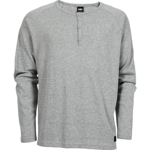Nike 6.0 New Amsterdam Thermal Henley - Mens Dark Grey Heather, XL
