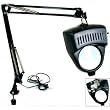 Illuminated Magnifier, 110 Volt Desk Lamp Glass Lens 4"
