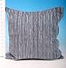 Kitchen & Housewares : Fiilled Cushion 43cm X 43cm - Blue Chenille Stripe 4 PER PACK (84F6006)