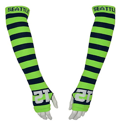 Seattle Seahawks 12th Man/women Arm Socks (Stripe)