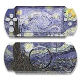 Starry Night Design Decorative Protector Skin Decal Sticker for Sony PSP 3000