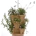 Mini-Garden Stacker- Stackable/Hangable All Season Planter- Indoor/Outdoor Stacking Flower Pot- Great Gardening Gift Idea For A Gardener - Color: Tuscany