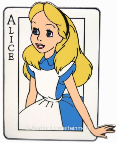 Disney Pins Alice in Wonderland Card Pin