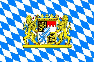 Yantec Fahne Bayern mit Löwen und Wappen 90*150 cm