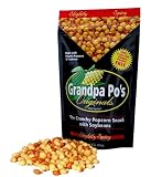 Grandpa Po's Originals Grandpa Po's Slightly Spicy Crunchy Organic Popcorn Snack with Soybeans, 5 Ounce  Bags (Pack of 12)