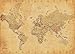 World Map - Vintage 24x36 Poster Art Print Globe Antique Old Looking