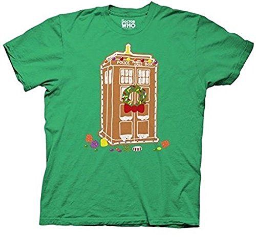 Dr. Doctor Who Tardis Gingerbread Mens T-shirt
