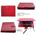 Rote Tasche f�r Trekstor 3.0 von Hugendubel Weltbild Jonkers E-Book Reader - bestes Case f�r E-Book Reader Trekstor 3 - Elektronisches Buch Farbe - karminrot