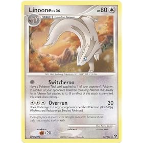 Pokemon Great Encounters Linoone LV.24 Card