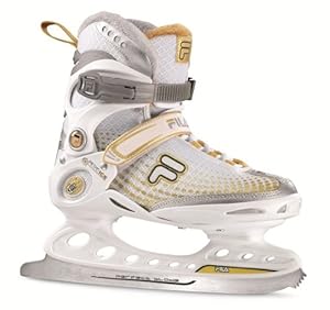 Fila Damen Schlittschuhe Primo Ice Spot Lady, Weiß/Gold, 40.5, 010613015