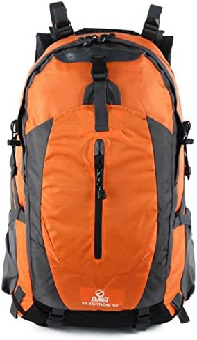Mountaineering Backpack Hiking Camping Package Waterproof Backpack Suspended Scaffold Outside Outdoor Sports Bag 50L , orange
