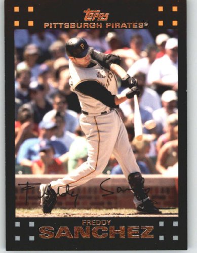 2007 Topps #140 Freddy Sanchez - Pittsburgh Pirates (Baseball Cards)