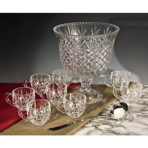 CRYSTAL GIFTWARE 10PC FTD PUNCH SET