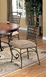 Antique Brown Dinette Side Chairs By Coaster Furniture
