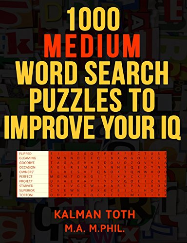 1000 medium word search puzzles to improve your iq
