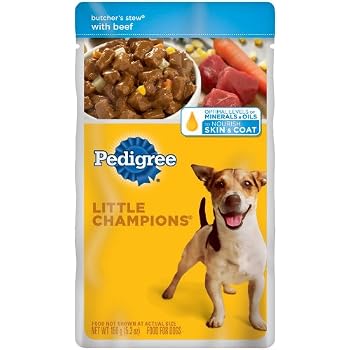 Set A Shopping Price Drop Alert For Pedigree Little Champions Butcher's Stew with Beef, Food for Dogs, 5.3-Ounce Pouches (Pack of 24)