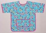 Mullins Square Kids / Laminated Cotton Paint Smock, Flip Flops