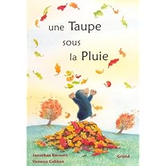 Une taupe sous la pluie