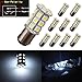 AUTOUS90 10X BA15D Xenon White 5050 27SMD For Boat Marine RV Car LED Light Bulb 1142 1076