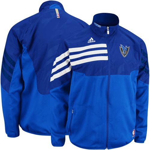 adidas Dallas Mavericks Royal Blue On-Court West Full Zip Jacket (X-Large)
