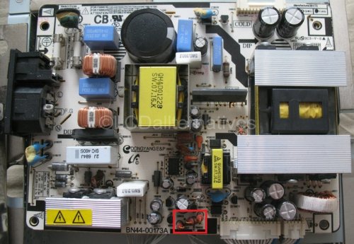 Repair Kit, Samsung SyncMaster 245BW, LCD Monitor, Capacitors, Not the Entire Board