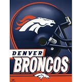 Denver Broncos - Helmet 27X37 Vertical Flag by Old Glory