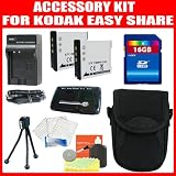 Buy 16GB Deluxe Accessory Kit For Kodak EasyShare M522 M532 M552 M583 M580 M575 M550... by Zm&node=172282