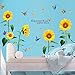 Joylive Removable Sunflower Room Vinyl Decal Art Wall Home Decor Kids Nursery Stickers