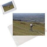 Jigsaw Puzzles of Mountain biker on public bridleway, Cleeve Hill, The Cotswolds, from Robert Harding